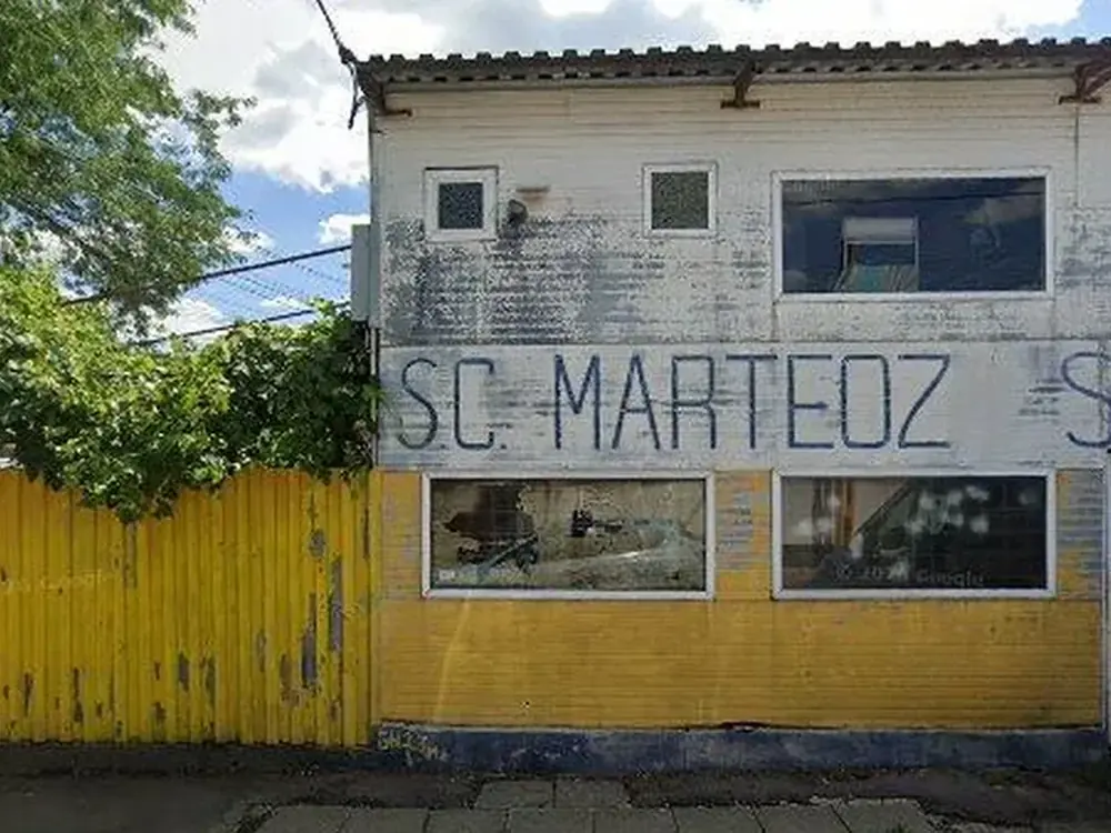 Fațada stației ITP Marteoz din Strada Dumitru Marinescu 20, Constanța